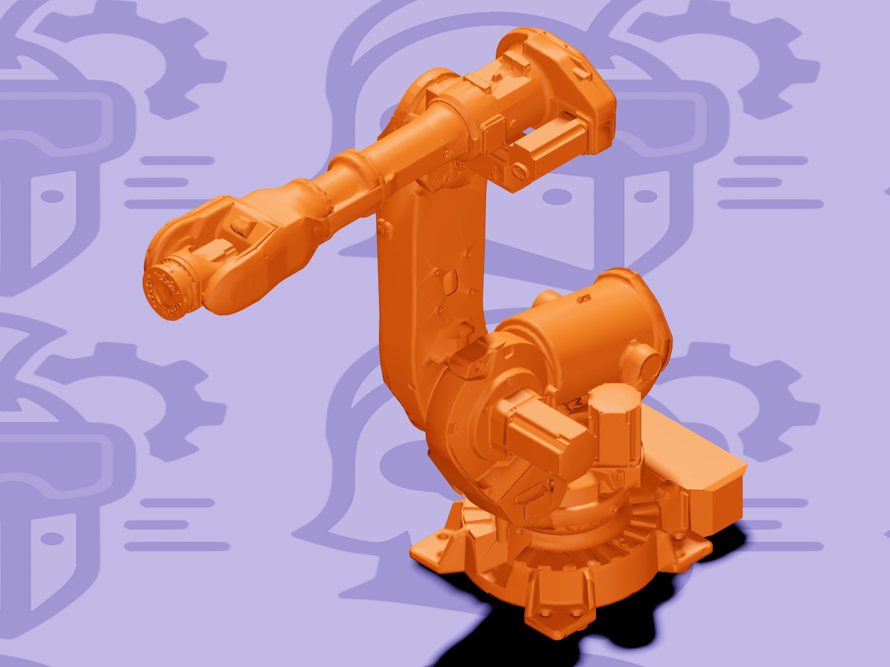 IRB 6640 rendered in ARMOR