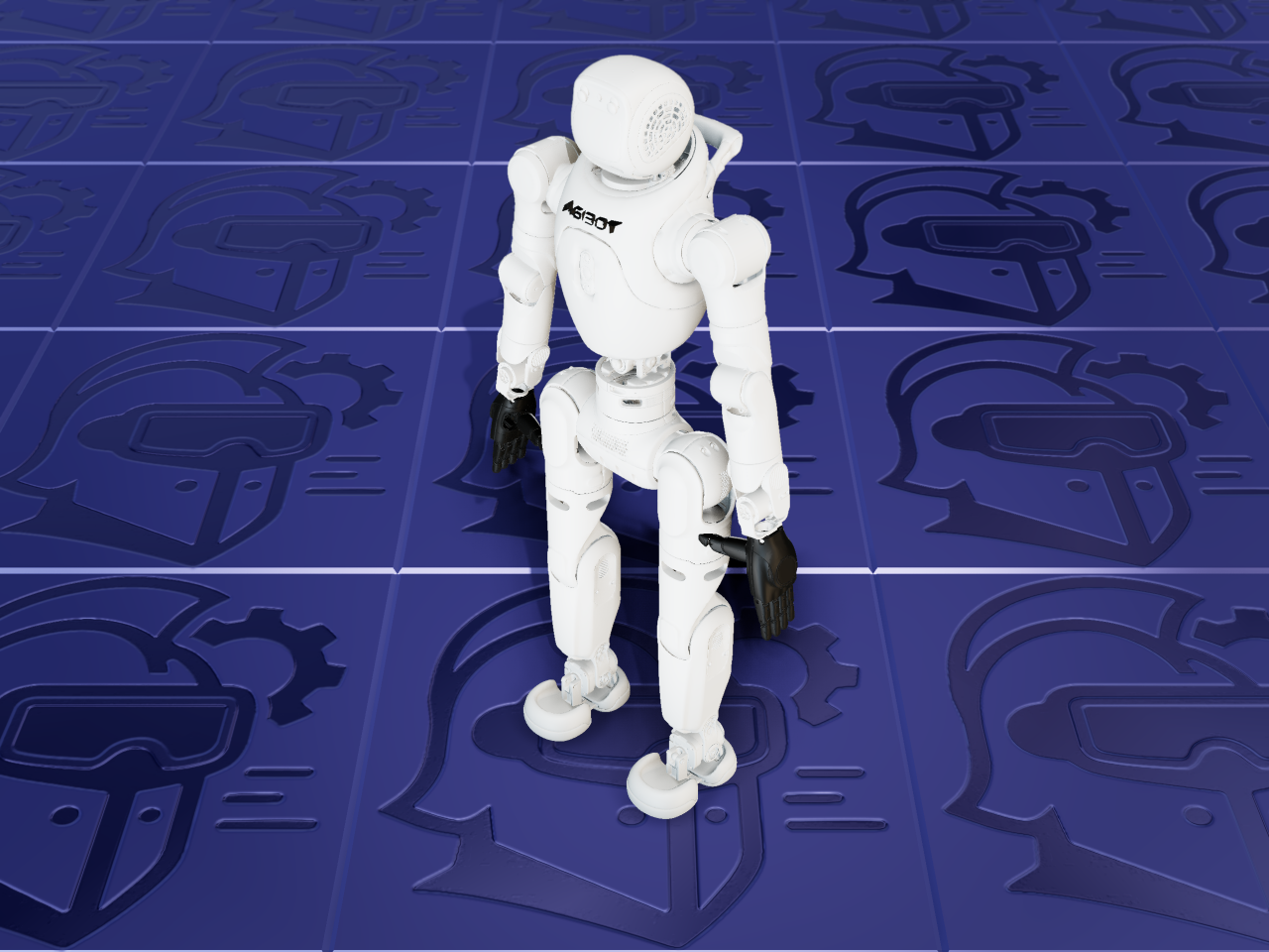 AgiBot X2 rendered in ARMOR