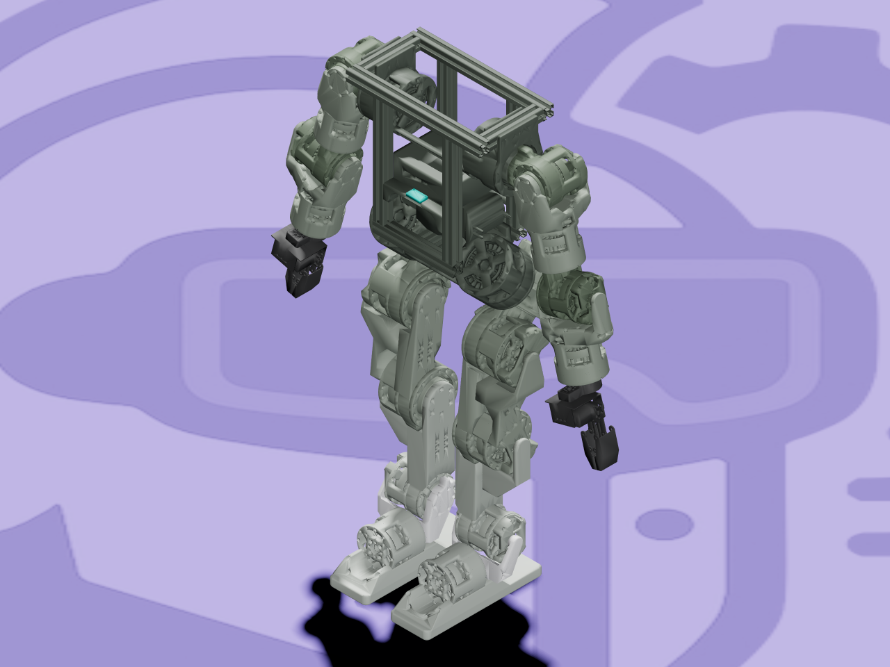 Berkeley Humanoid Lite rendered in ARMOR