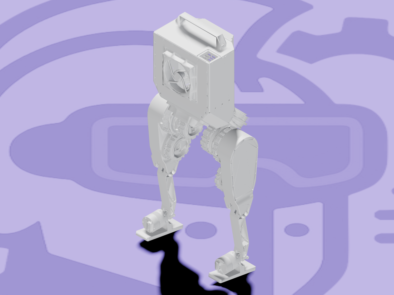 Berkeley Humanoid rendered in ARMOR