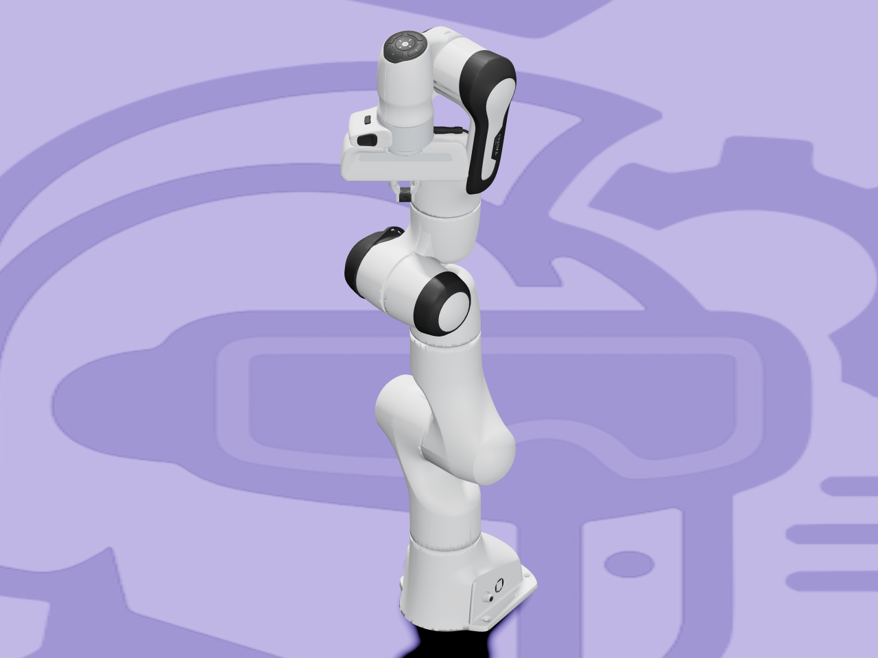 Franka rendered in ARMOR