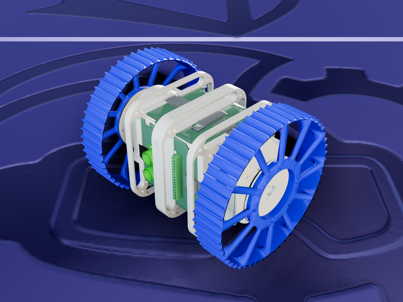 GEMS Mobile Robot rendered in ARMOR