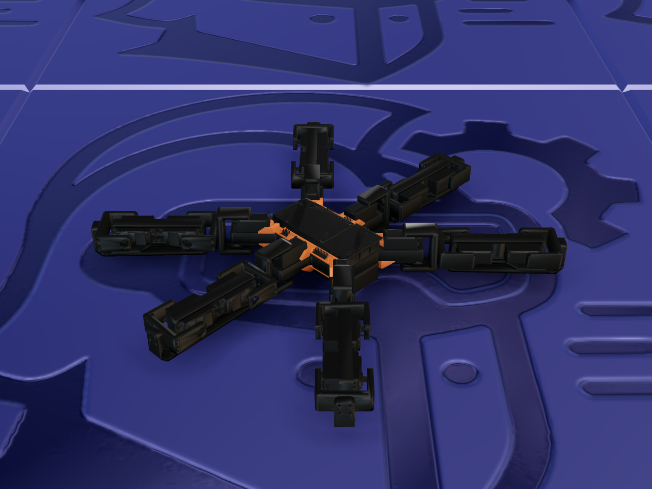 Hexapod (ggldnl) rendered in ARMOR