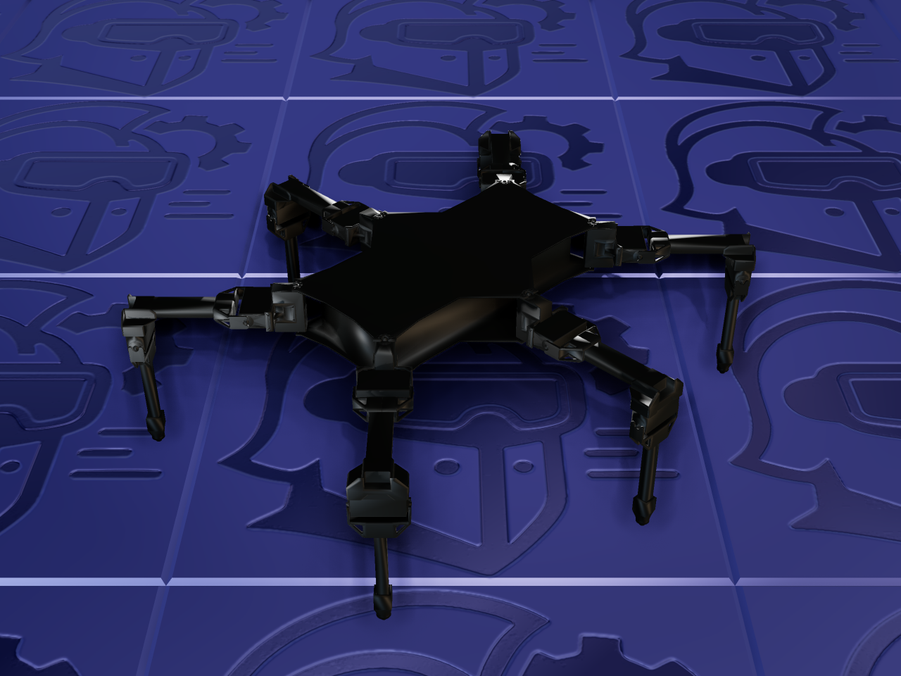 Interbotix Hexapod rendered in ARMOR