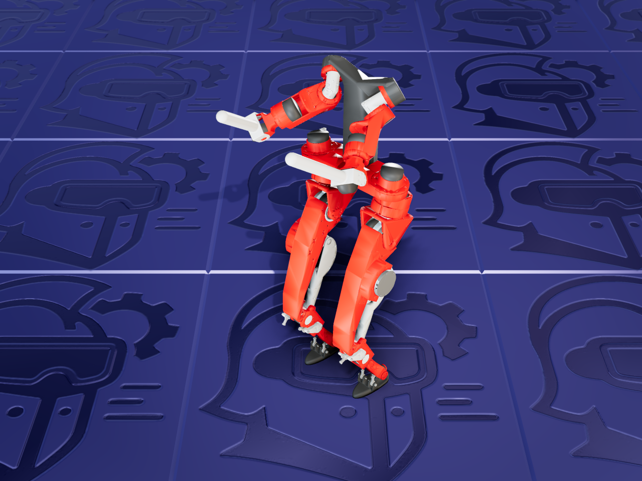 LeRobot Humanoid rendered in ARMOR
