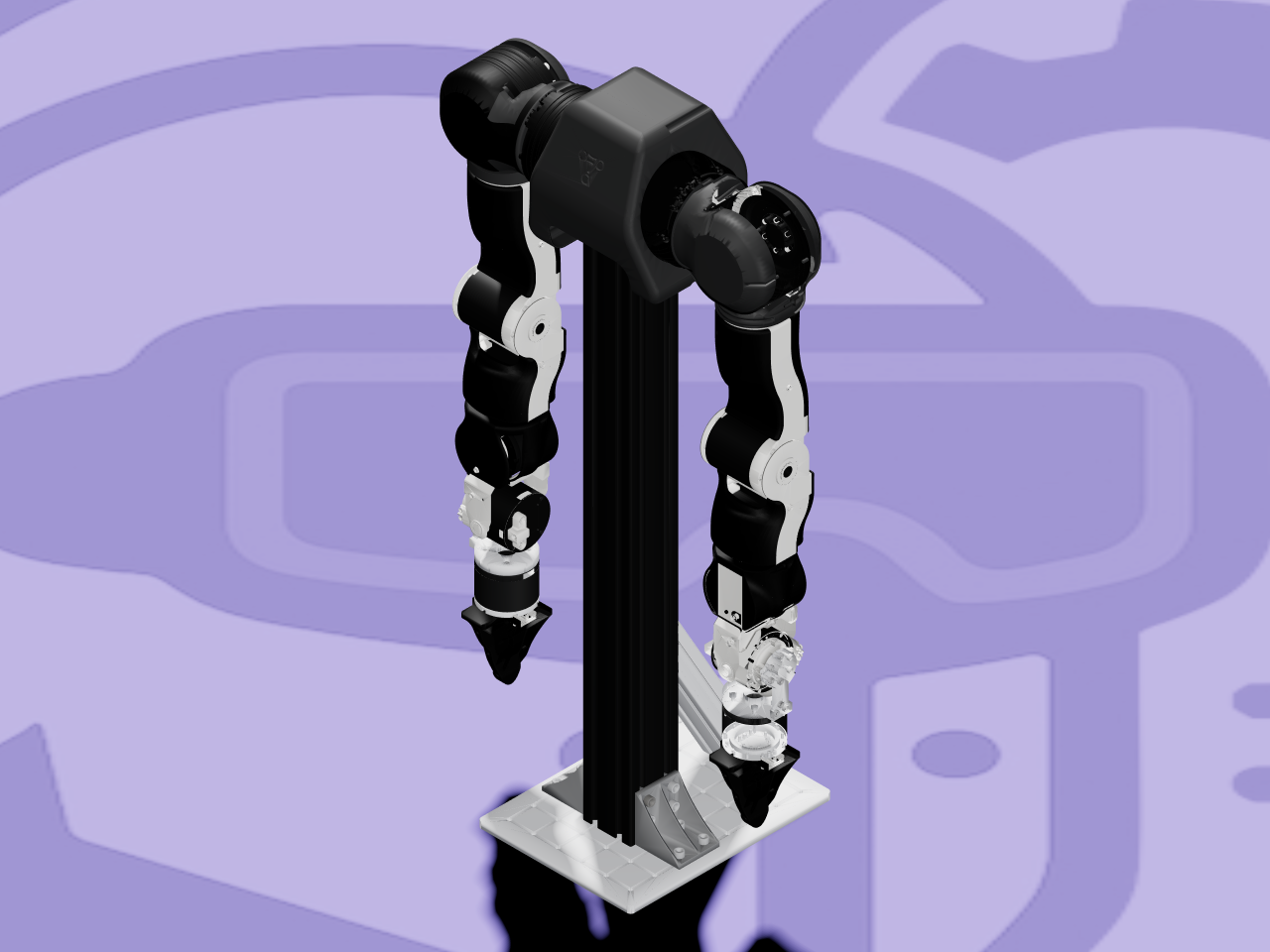 OpenArm rendered in ARMOR