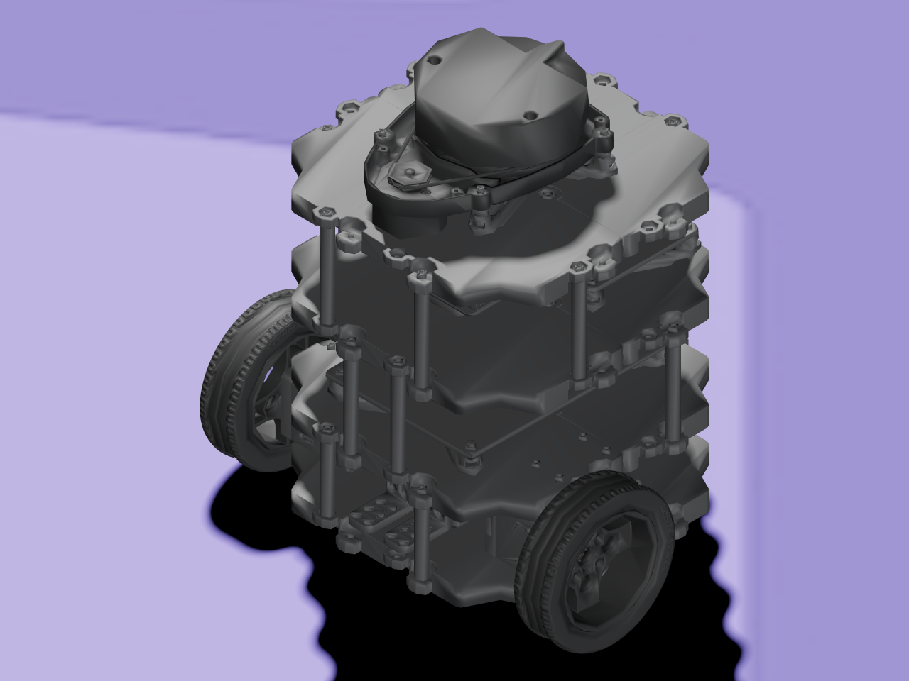 TurtleBot3 Burger rendered in ARMOR